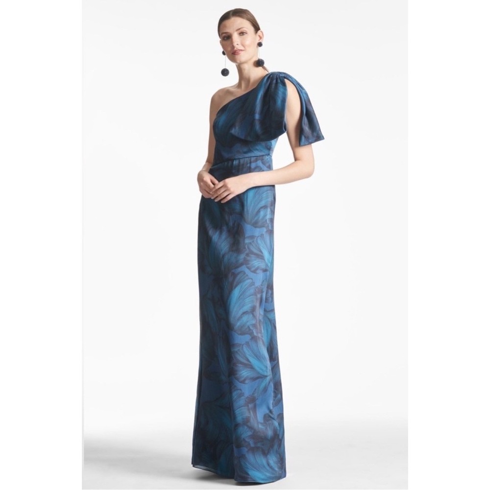 Sachin & Babi Chelsea Maxi Gown FloralTonal Petal Size 6 NWT